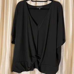 Eloquii Black Low cut top